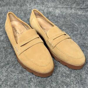 Vionic Women's Cheryl II‎ Slip-on Loafer in Beige Suede- Sz 9